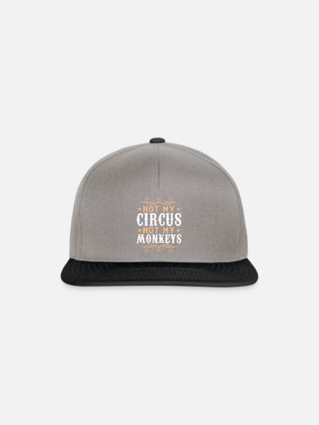 Zirkus - Snapback Cap - Graphit/Schwarz
