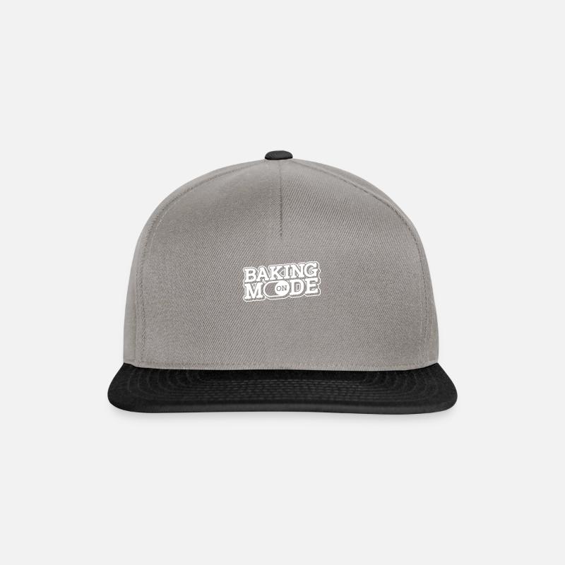 Bäcker Backen Konditor - Snapback Cap - Graphit/Schwarz
