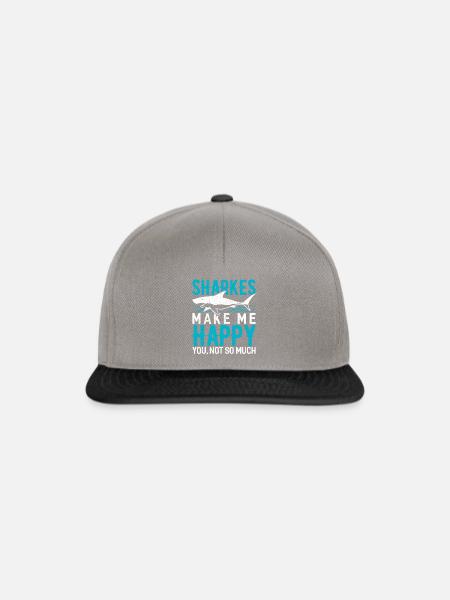 Shark - Snapback Cap - Graphit/Schwarz