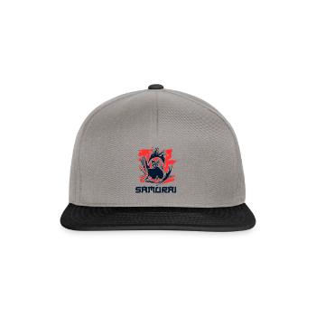 Samurai - Snapback Cap - graphite/black - Front