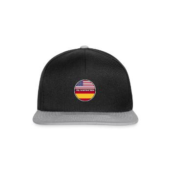Yes, I ́m Both Of Them Spain USA - Snapback Cap - black/grey - Front