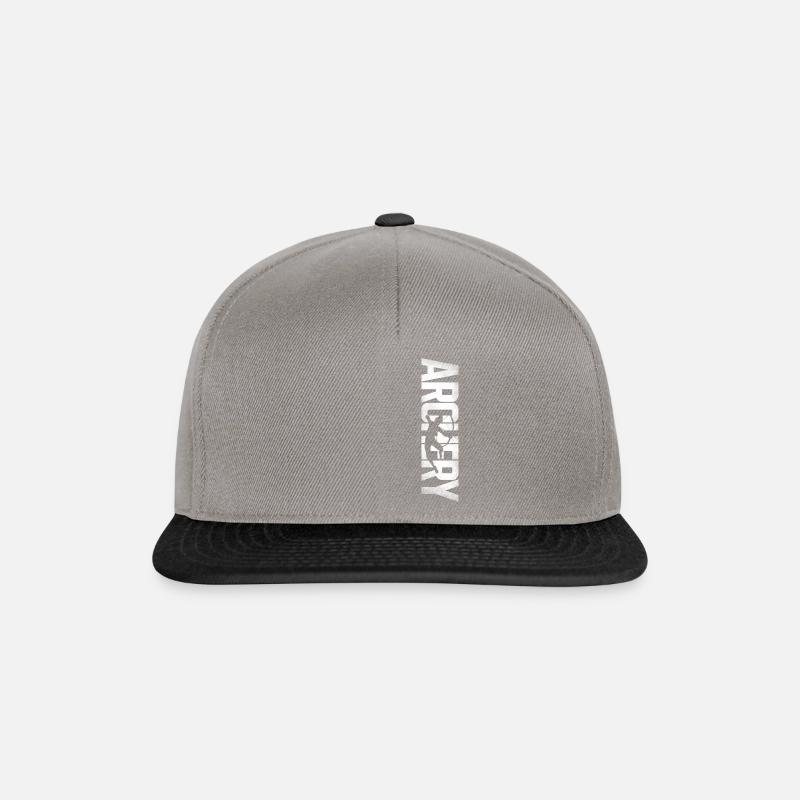 Archery Bow Archer Vintage Archery - Snapback Cap - Graphit/Schwarz