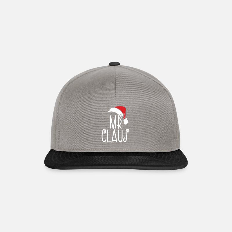 MR CLAUS - Snapback Cap - Graphit/Schwarz