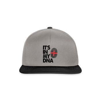 Brit Gift It's In My DNA England Britain Briton - Snapback Cap - graphite/black - Front