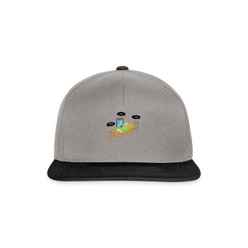 Pari humoristique Gambler Poker Gambling Stake - Casquette snapback - gris graphite/noir - Devant