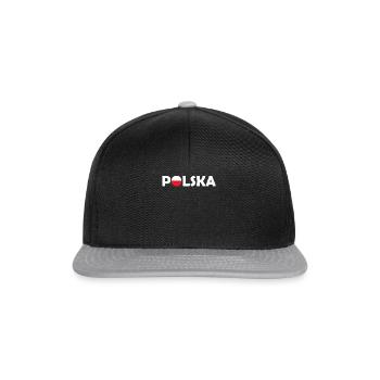 Polska Shirt Gift Pole - Snapback Cap - black/grey - Front