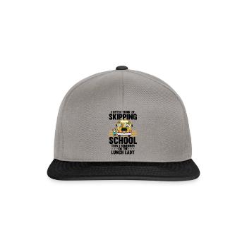 Humorous School Principal Counseling Appreciation - Snapback Cap - graphite/black - Front