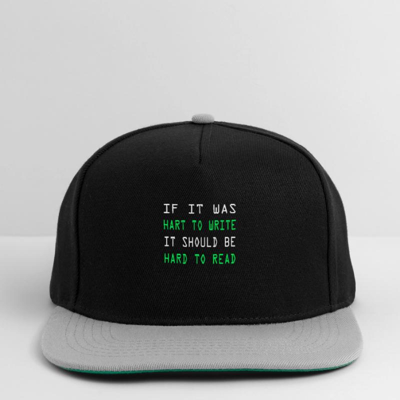 Computer Work Geek Programming Coding Snapback Cap