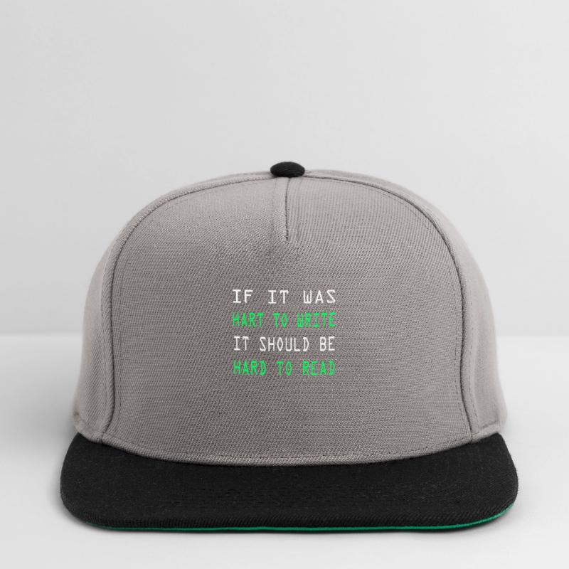 Computer Work Geek Programming Coding Snapback Cap