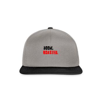 Boom Roasted - Snapback Cap - graphite/black - Front