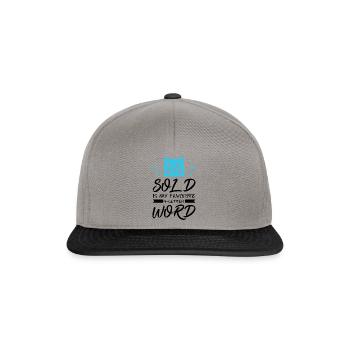 ME 3418 01L’immobilier haut de gamme est mon préféré - Casquette snapback - gris graphite/noir - Devant