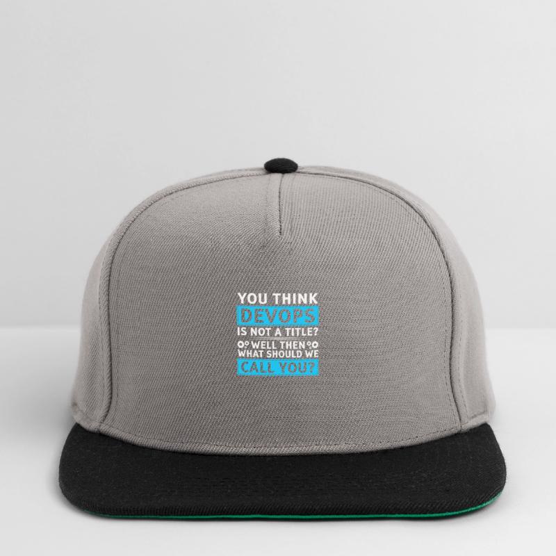 Sys-Admin Developer Devops Engineer Snapback Cap
