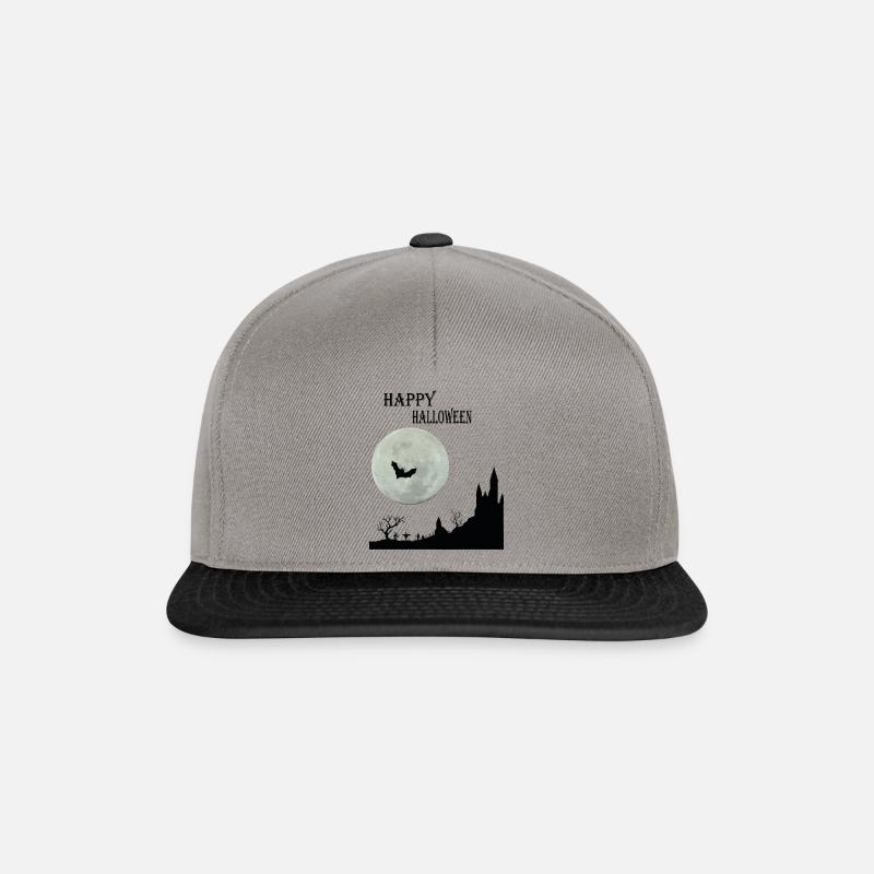 Happy Halloween - Snapback Cap - Graphit/Schwarz