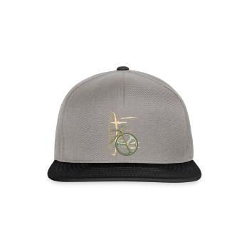 Portail vélo trou noir pour vélos - Casquette snapback - gris graphite/noir - Devant
