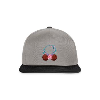 Novelty Aloha Vacations Fan Natives Summertime - Snapback Cap - graphite/black - Front