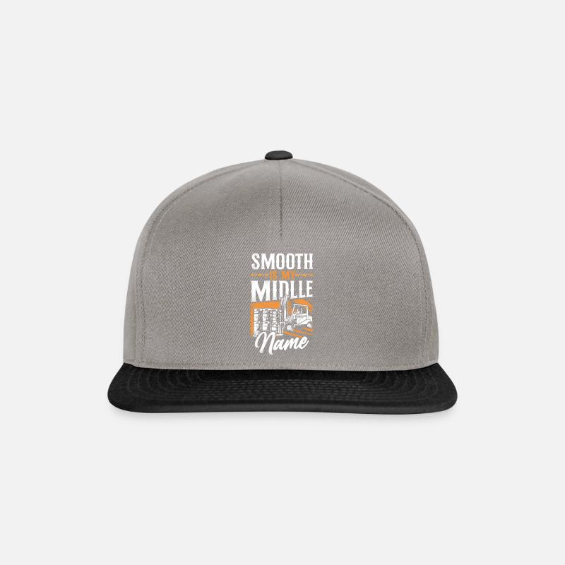Certified Forklift Truck Operator - Snapback Cap - Graphit/Schwarz