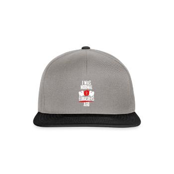 I was normal 2 Eurasians before - Snapback Cap - graphite/black - Front