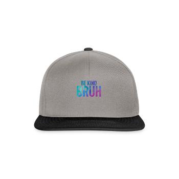 Novelty Kindliness Goodwill Manners Gentleness - Snapback Cap - graphite/black - Front