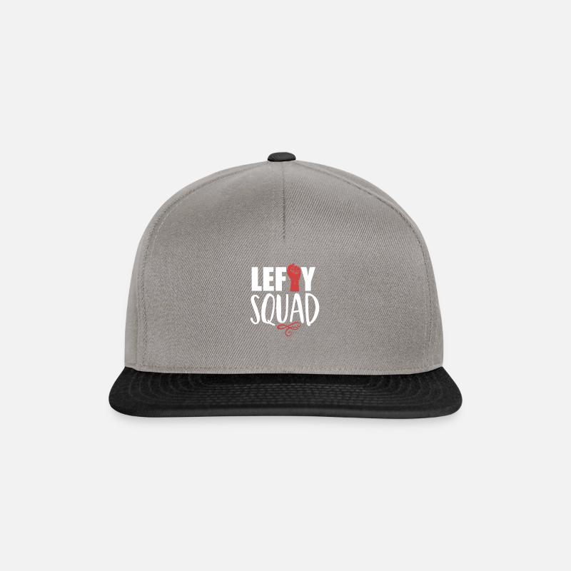 Lefty Squad, Sweet Left-handed - Snapback Cap - graphite/black