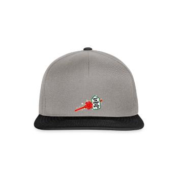 Weihnachten Schwangerschaft Verkünden Ideen - Snapback Cap - Graphit/Schwarz - Vorne