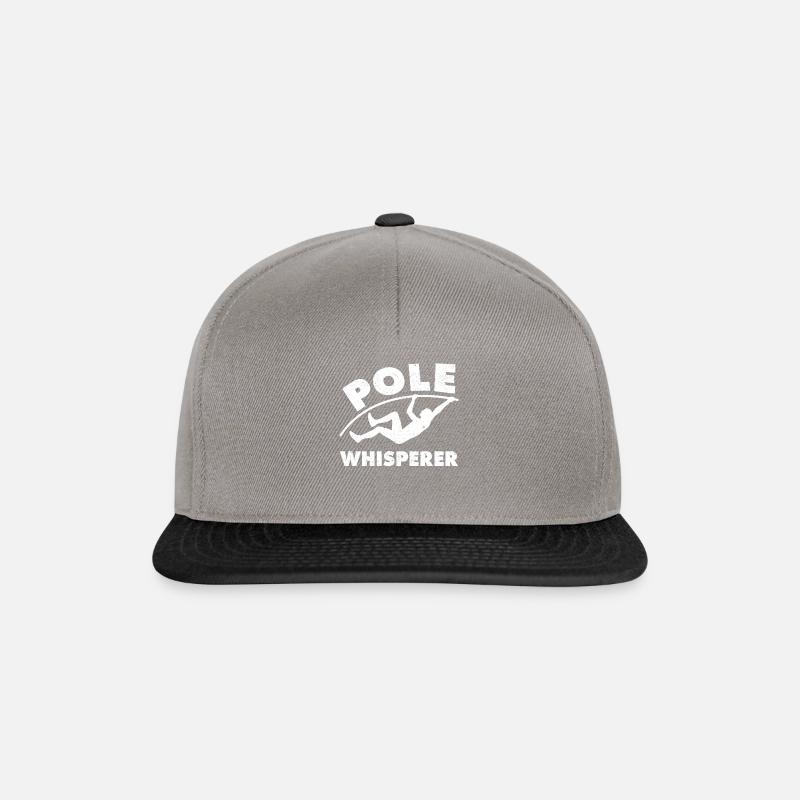 Lustiger Stabhochsprung Stabhochsprung - Snapback Cap - Graphit/Schwarz