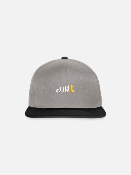 Evolution Beekeeper Imker Shirt Geschenk - Snapback Cap - Graphit/Schwarz