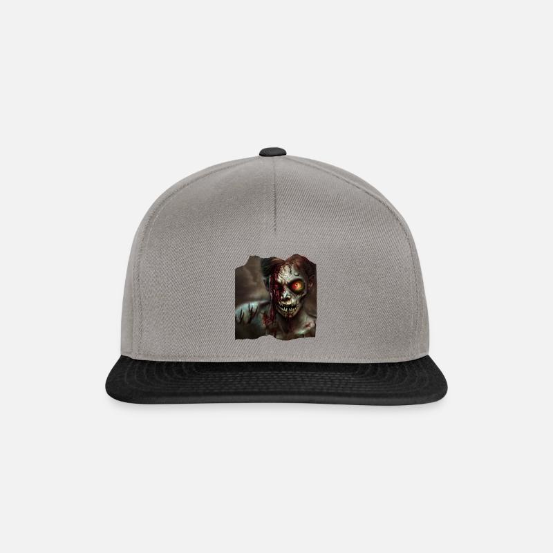 Zombie - Snapback Cap - Graphit/Schwarz
