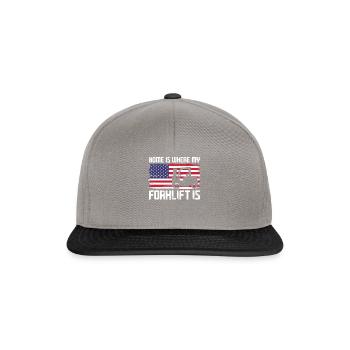 Certified Forklift Truck Operator - Snapback Cap - graphite/black - Front