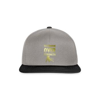 Wrestling ringen - Snapback Cap - Graphit/Schwarz - Vorne