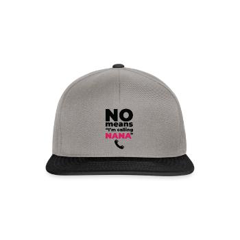 La fête des grands-parents La grand-mère gâte ses petits-enfants préférés - Casquette snapback - gris graphite/noir - Devant
