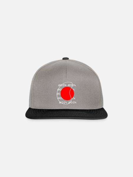 MOON - Snapback Cap - Graphit/Schwarz