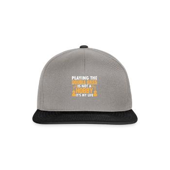 Playing The Double Bass Is Not A Hobby - Double Ba - Snapback Cap - graphite/black - Front