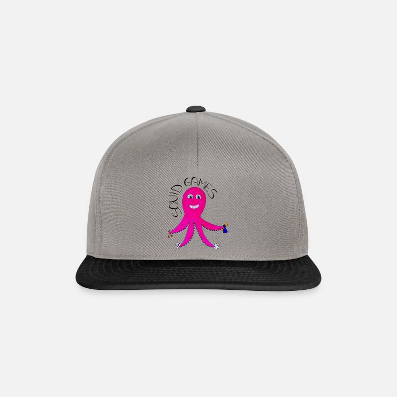 SquidGames - Snapback Cap - Graphit/Schwarz