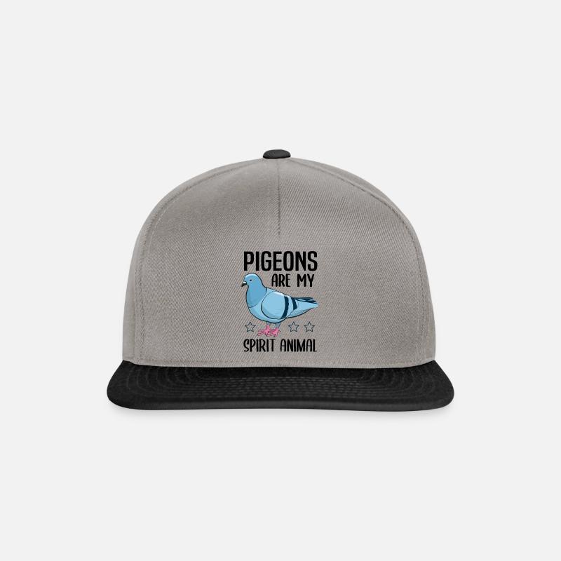 Taube Taubenliebhaber Spruch Geschenk - Snapback Cap - Graphit/Schwarz