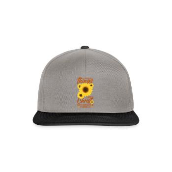 Christianisme inspirant Tournesols Philippiens - Casquette snapback - gris graphite/noir - Devant