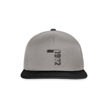 Geburtstag März 1972 - Snapback Cap - Graphit/Schwarz - Vorne