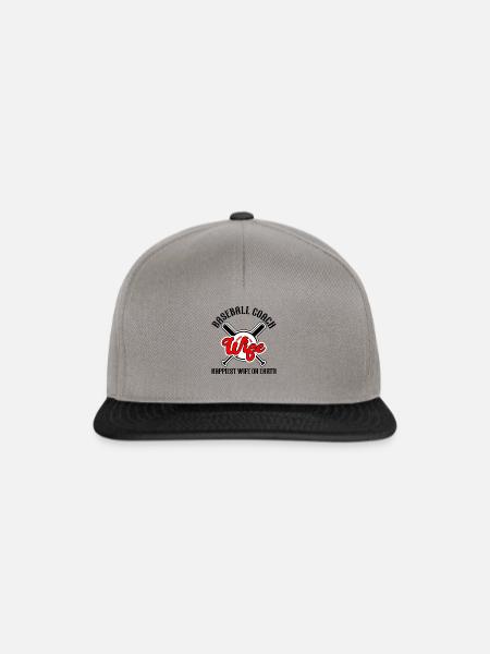 Baseball-Trainerin Ehefrau Berufstätige Mutter - Snapback Cap - Graphit/Schwarz