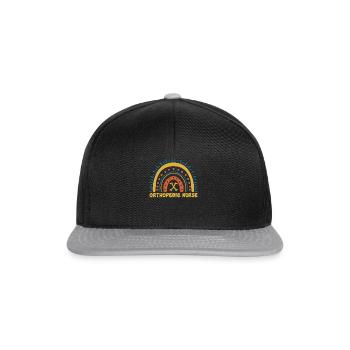 Retro Ferry Vêtements Porte-conteneurs - Casquette snapback - noir/gris - Devant