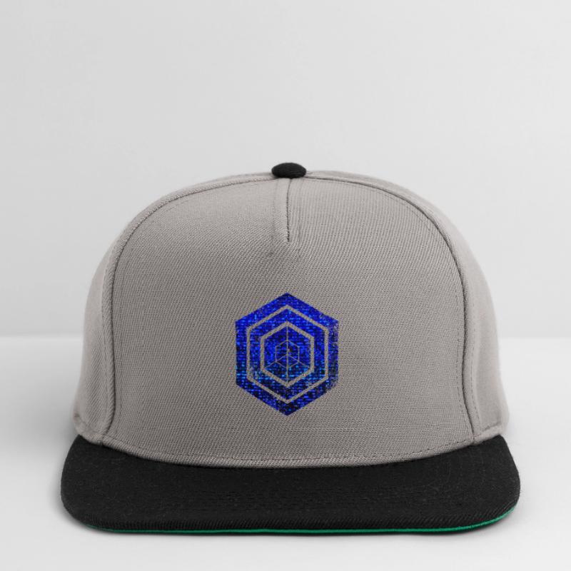 hexagon programming programmer coding geometric Snapback Cap