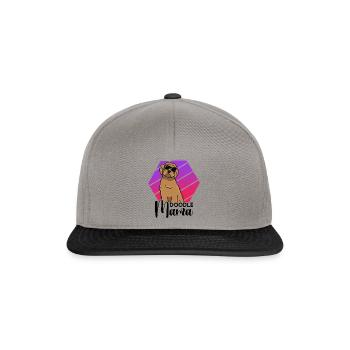 Women Doodle Mama Labradoodle Goldendoodle - Snapback Cap - graphite/black - Front