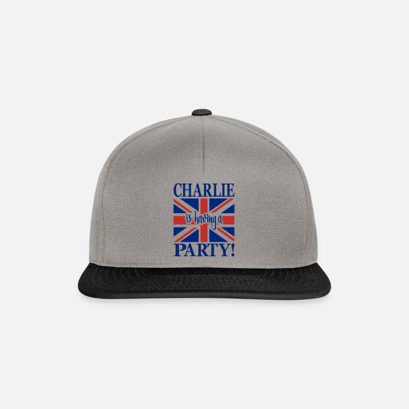 King Charles Coronation - Snapback Cap - graphite/black