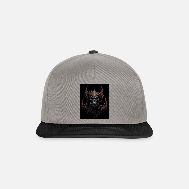 WIKINGER DESIGN I VIKING I ODIN - Snapback Cap - Graphit/Schwarz