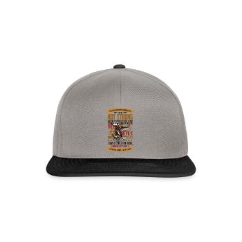 Inspirational Fighting Prayer Statements Devotee - Snapback Cap - graphite/black - Front