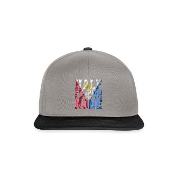 Motivational Prideful Filipino Pinoy Appreciation - Snapback Cap - graphite/black - Front
