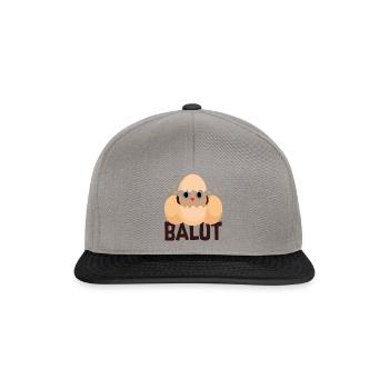 Funny Prideful Filipino Balut Illustration Women - Snapback Cap - graphite/black - Front