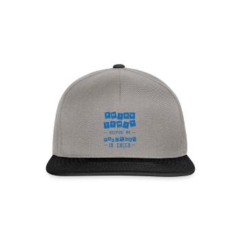 Pancréas diabétique - Casquette snapback - gris graphite/noir - Devant