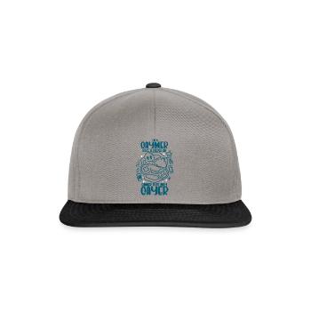 Gaymer humoristique comme un joueur régulier Sarcastique - Casquette snapback - gris graphite/noir - Devant