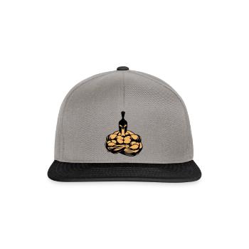 Strong Spartan - Snapback Cap - graphite/black - Front