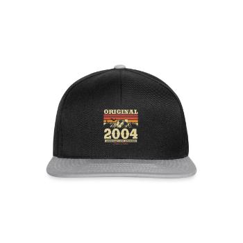 Vintage Gift 2004 - 19/20 years - Snapback Cap - black/grey - Front