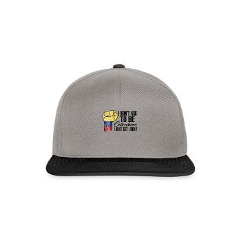 Kolumbianischer Stolz Kolumbianische Flagge - Snapback Cap - Graphit/Schwarz - Vorne